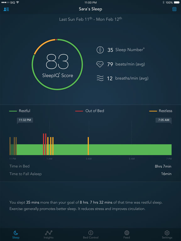 Sleep Number Bed app adds integration with Microsoft Health, more On MSFT