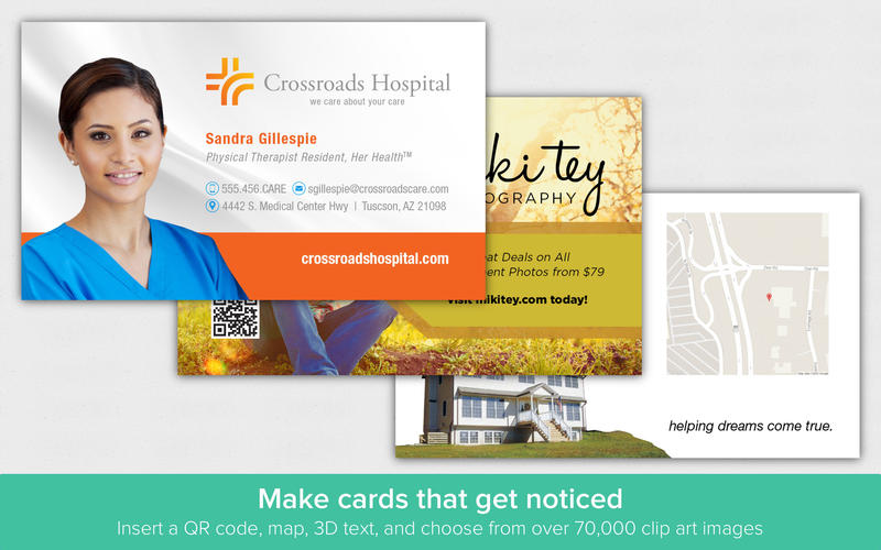 Business Card Designer - Create business cards Screenshots
