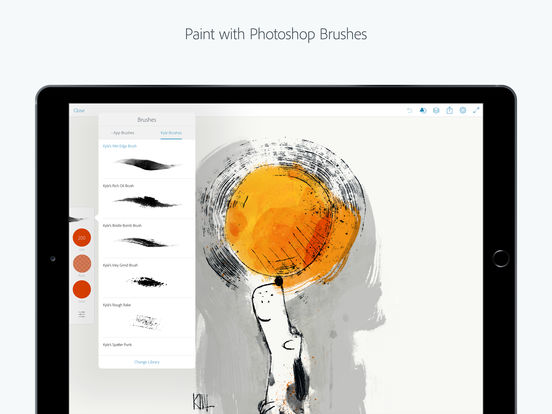 how to inset photo layer on adobe sketch ipad