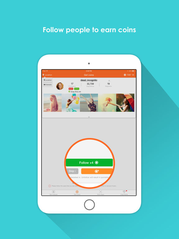iphone ipad - followers jackpot get 100 000 more instagram follow! ers app for ios