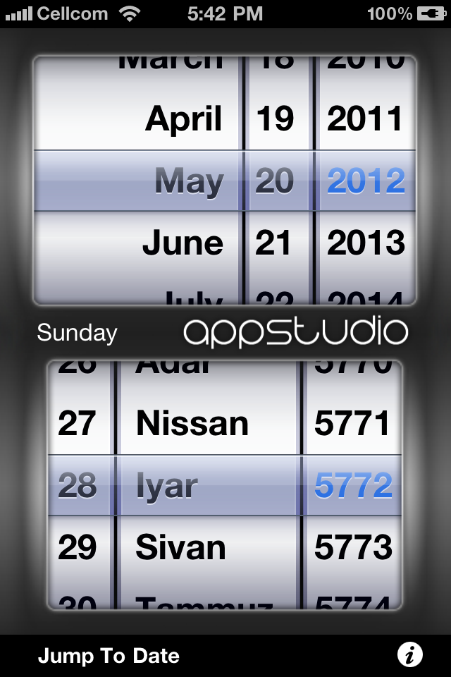 Hebrew Calendar Converter