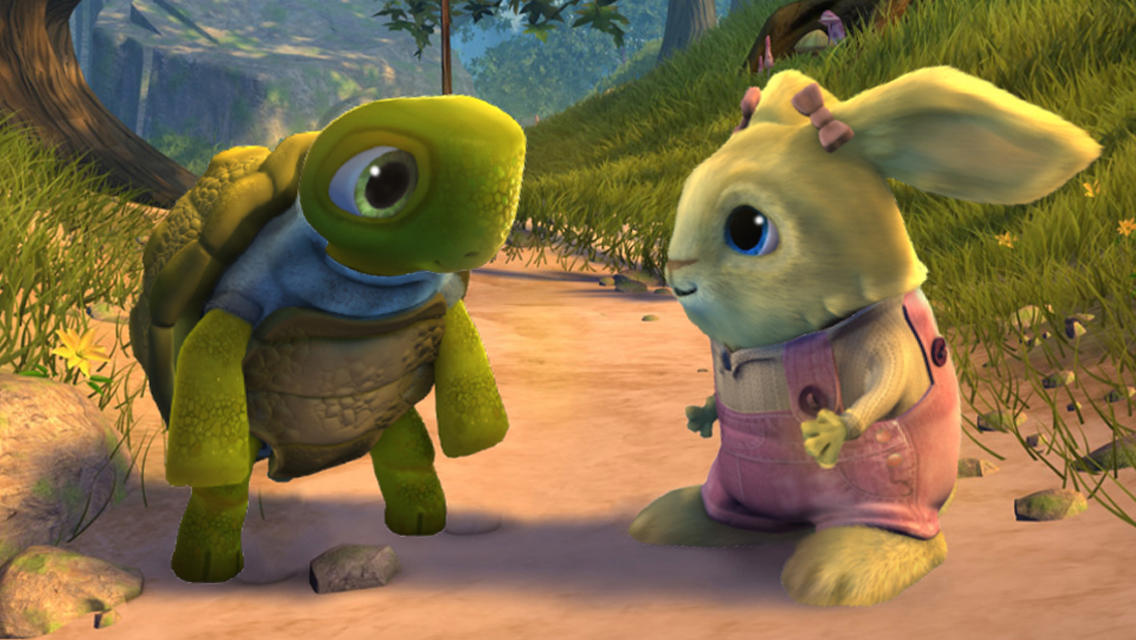 Bedtime Bunny Tales: Tortoise and the Hare HD screenshot-3