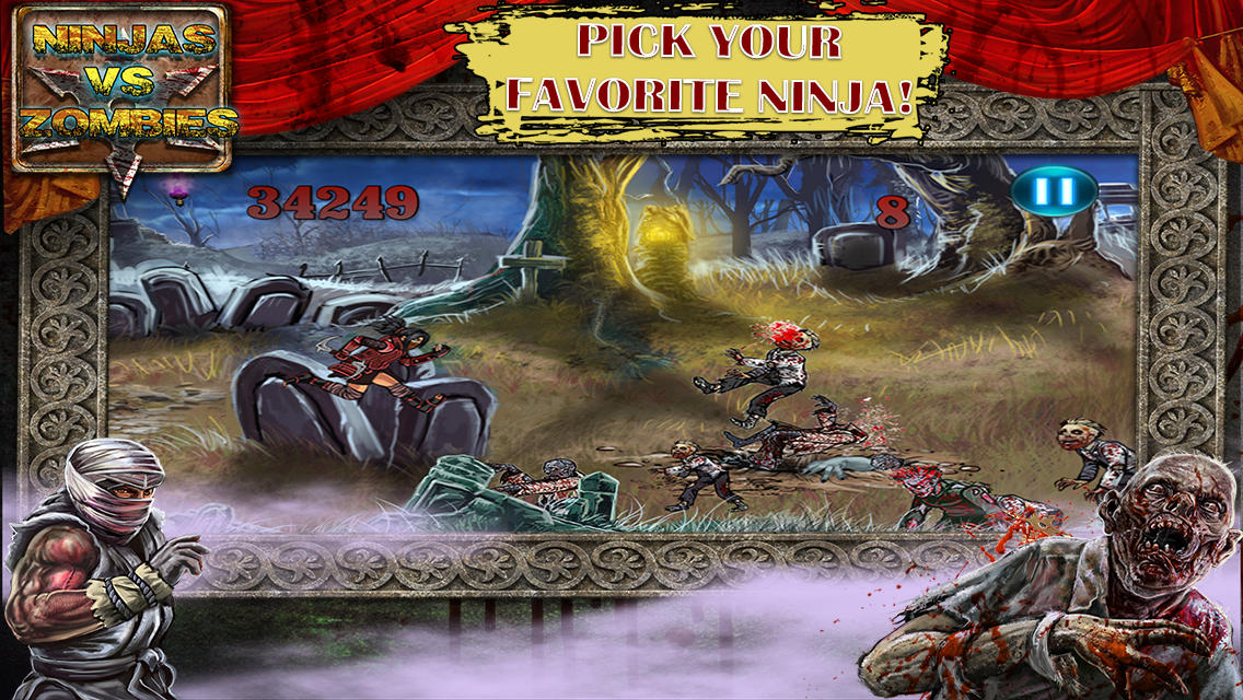 Ninja Warriors vs A Zombie Horde screenshot-3