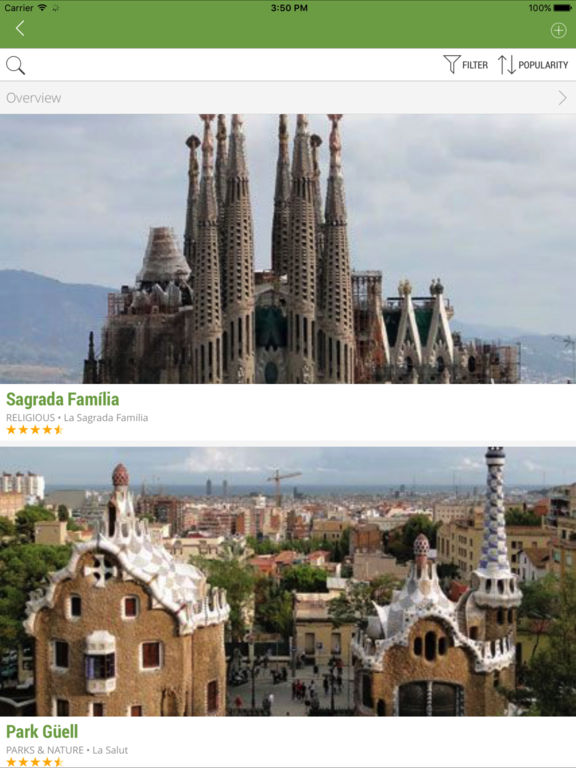 Barcelona Travel Guide (with Offline Maps) Screenshots