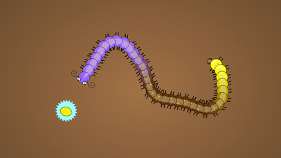 Very Hungry Worm for Kids - Learn colors, fruits Screenshot on iOS