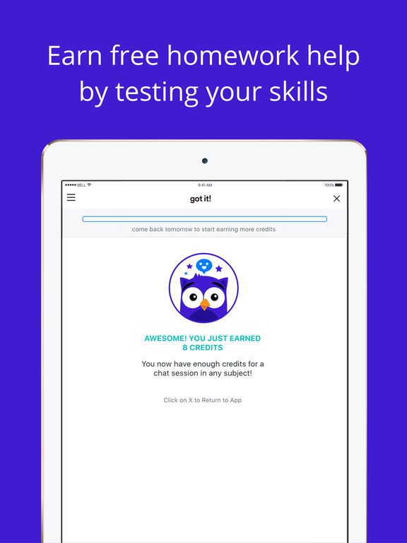 Homework help app