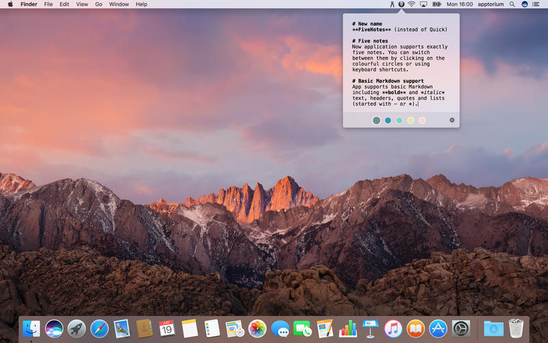 FiveNotes for Mac 2.2 破解版 – 优秀的文本速记工具