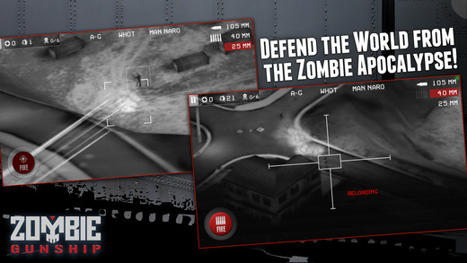 Zombie Gunship: Gun Down Zombies Screenshots