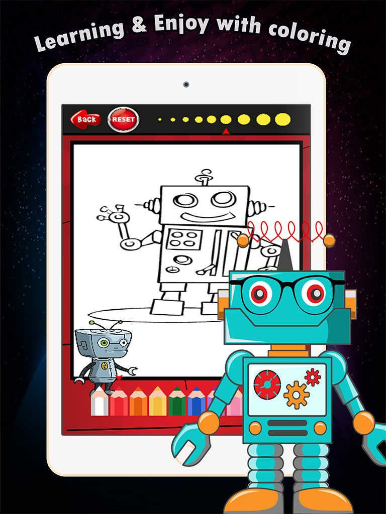 Download App Shopper: Coloring Book games free for children age 1-10: These cute robot transformer ...