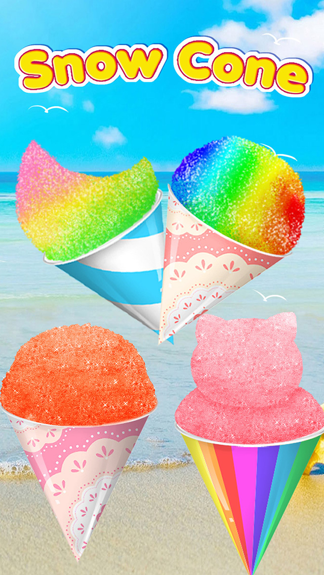 App Shopper: Snow Cone Maker - Happy Summer Frozen Food Making Games ...