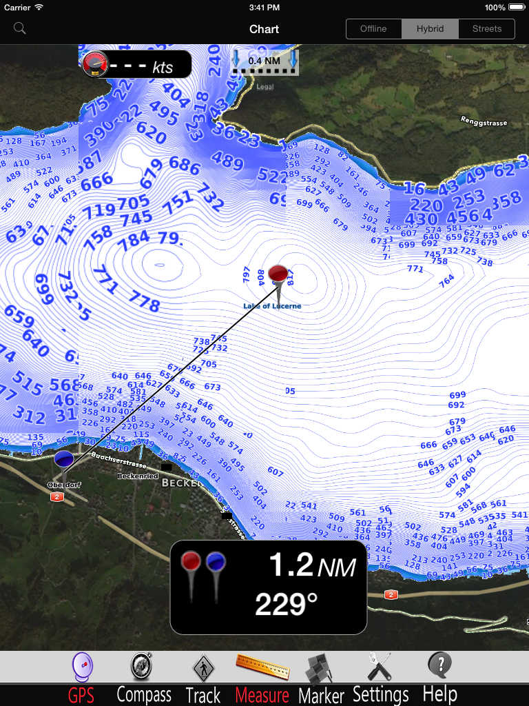 Lake Lucerne GPS Charts Pro