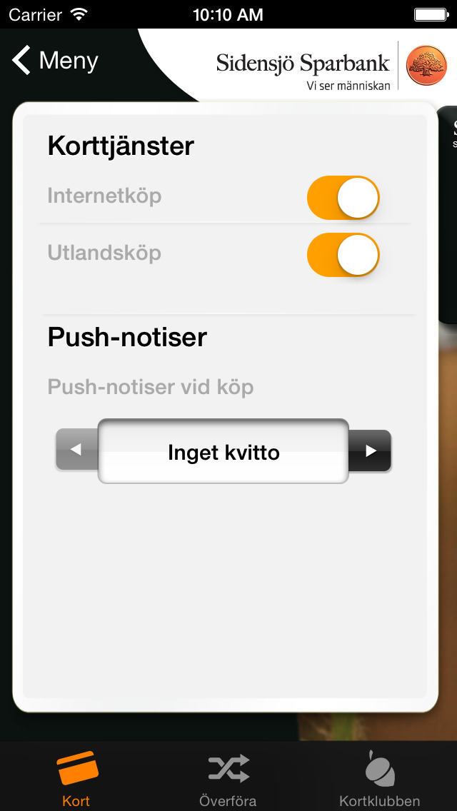 Vill ansluta app