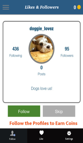 Likes and Followers for Instagram Free : Quick and Easy Get Real Boost for Your Pics and Profile Screenshot on iOS