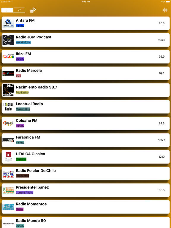 App Shopper Radio Chile FM Las Mejores Radios Chilenas Gratis (Music)