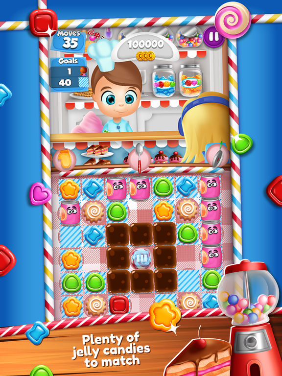 App Shopper Sweet Jelly Match 3 Games Crush Color.ed Candy in the Jam Blast.ing Quest With