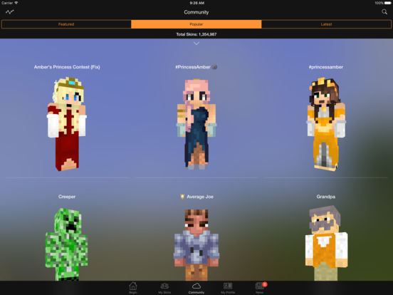 Minecraft: Skin Studio Screenshots